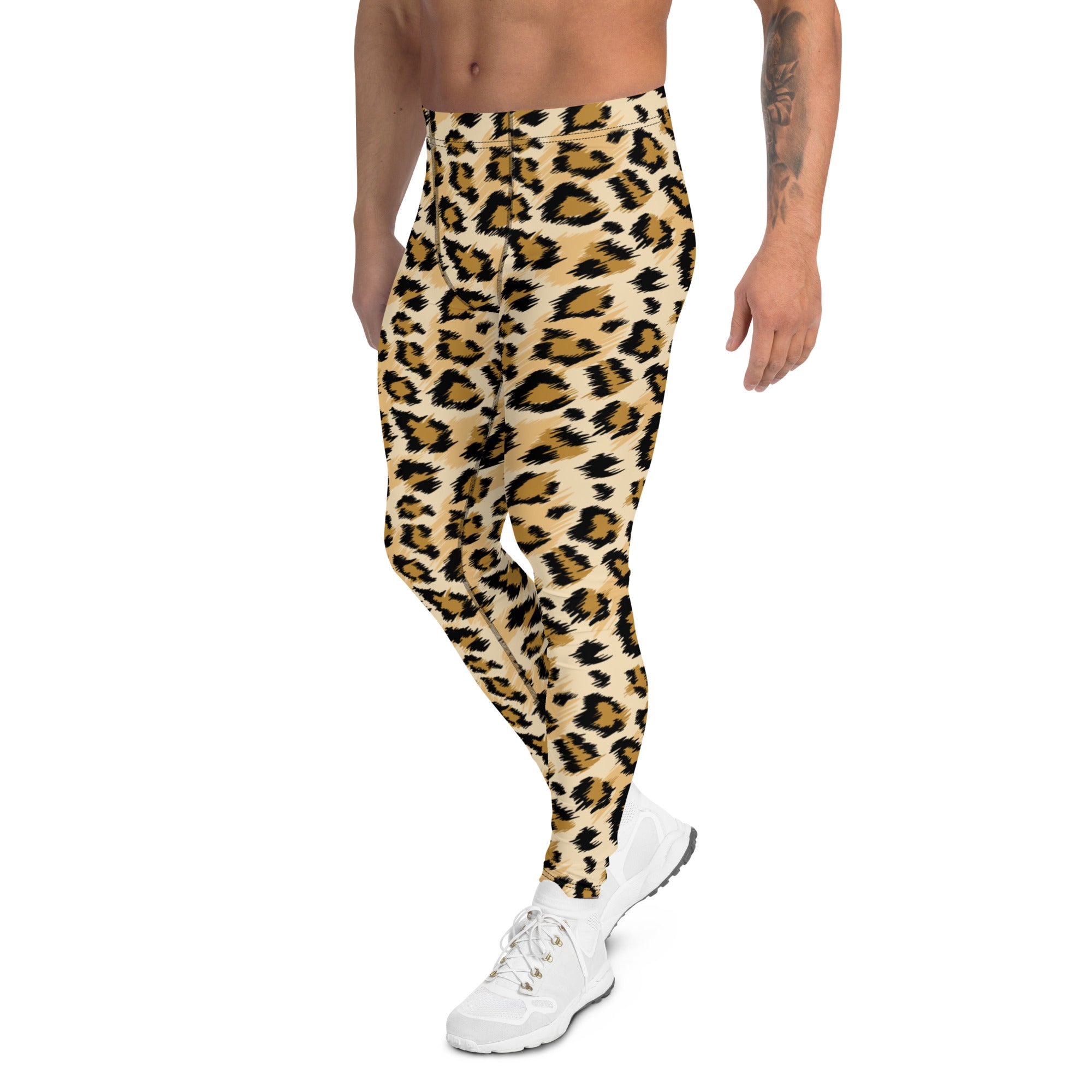 Leopart Print Leggings for Men